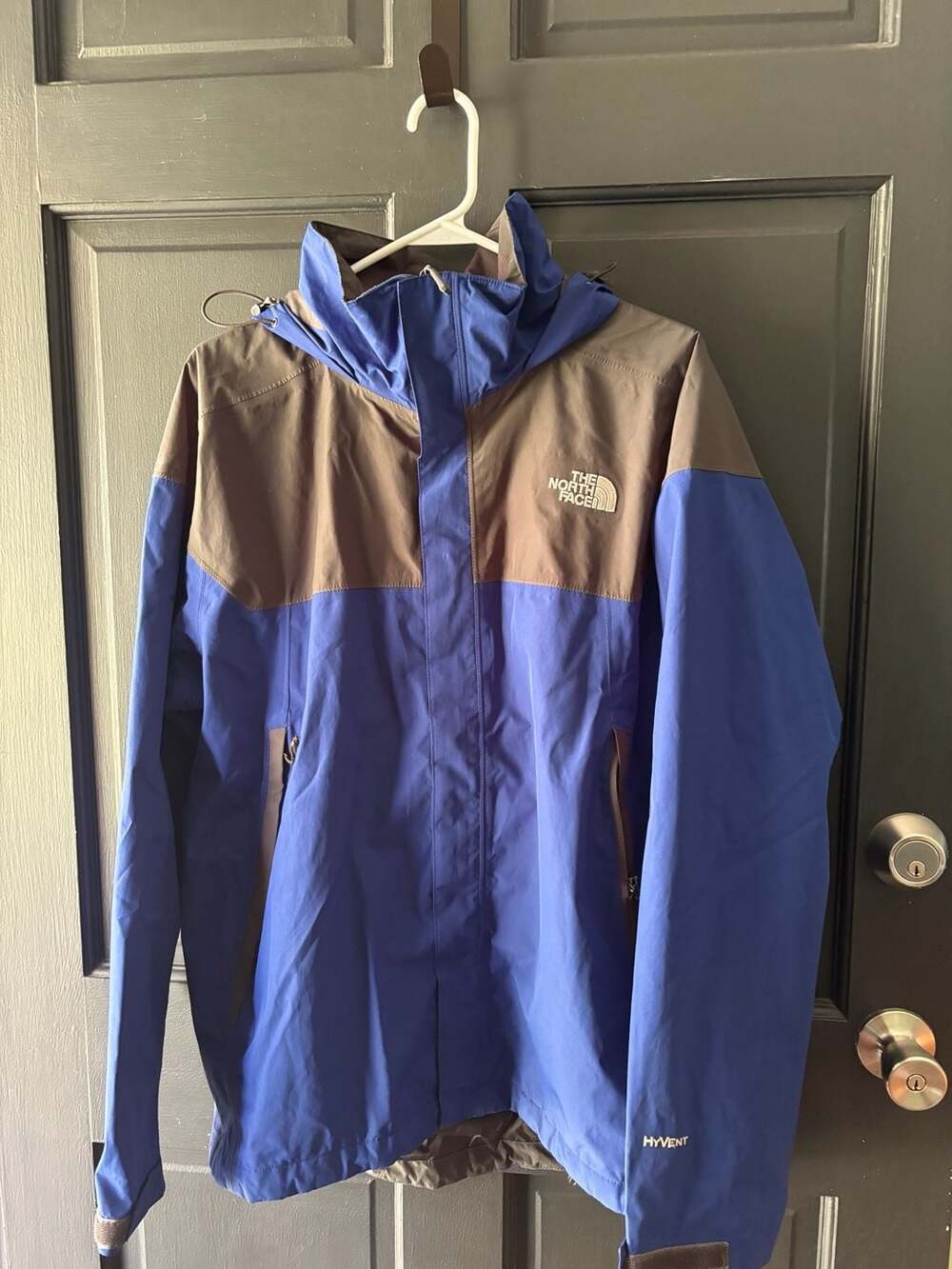 The North Face Jacket Size  Hyvent Water Wind Resistant Nylon Full Zip Coat